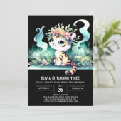 ジャングルカスタム誕生日 招待状 (スタンド正面)