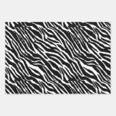 ジャングルカッコいいアニマルプリントのタイルパーティー ラッピングペーパーシート (正面2)