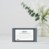 ジャングルカラフルアドベンチャーベビーシャワー アドバイスカード (スタンド正面)