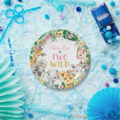 ジャングルガールサファリアニマルズ紙プレート ペーパープレート (パーティー)