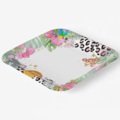 ジャングルガールズ紙プレート ペーパープレート (傾斜あり)