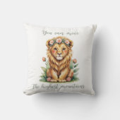 ジャングルキャットライオンタイガーワトカラ感動的ー クッション (正面)