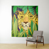 ジャングルキャット5号大 タペストリー (インサイチュ)