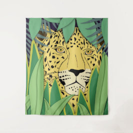 ジャングルキャット#4大 タペストリー