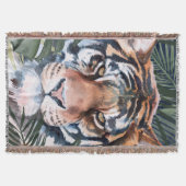 ジャングルキャット – Tiger スローブランケット (正面)