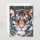 ジャングルキャット – Tiger ポストカード (正面/裏面)