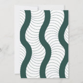 ジャングルキリンかわいいエレガントハローベイビーシャワー サンキューカード (裏面)