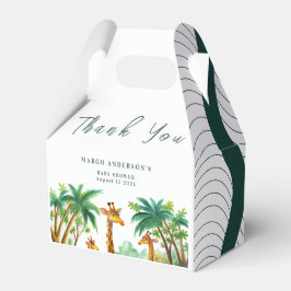 ジャングルキリンかわいいエレガントハローベイビーシャワー フェイバーボックス