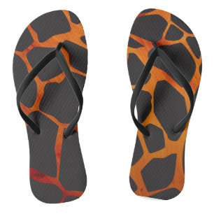 ジャングルキリンプリント ビーチサンダル