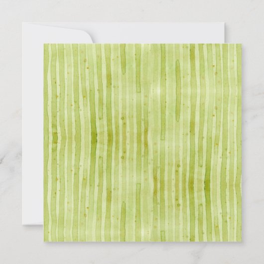 ジャングルキリン男の赤ちゃん女の子ツインジェンダーのリビール 招待状 (裏面)