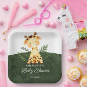 ジャングルキレーフベビーシャワー紙プレート ペーパープレート (パーティー)