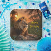 ジャングルキングライオン ペーパープレート (パーティー)