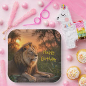 ジャングルキングライオン ペーパープレート (パーティー)