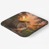 ジャングルキングライオン ペーパープレート (傾斜あり)