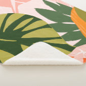 ジャングルコラージュI シェルパブランケット (3/4)