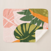 ジャングルコラージュI シェルパブランケット (正面(横))