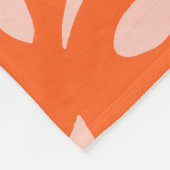 ジャングルコラージュI フリースブランケット (角)