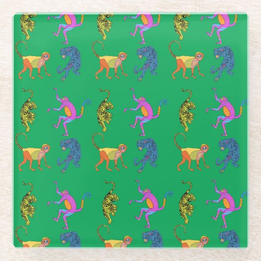 ジャングルコースター ガラスコースター (正面)