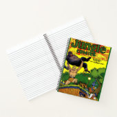 ジャングルゴリラズレイアヴィンテージ漫画 ノートブック (内部)
