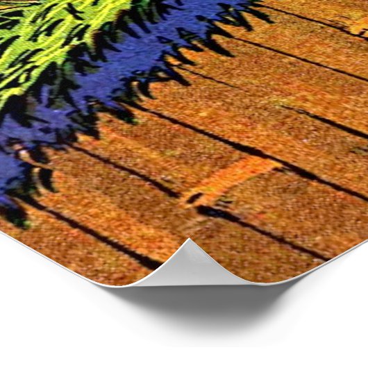 ジャングルゴリラズレイアヴィンテージ漫画 ポスター (角)