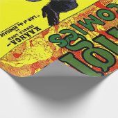 ジャングルゴリラズレイアヴィンテージ漫画 ラッピングペーパー (角)