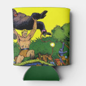 ジャングルゴリラズレイアヴィンテージ漫画 缶クーラー (裏面)