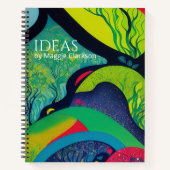 ジャングルサイケデリックファンタジー ノートブック (正面)