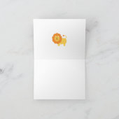 ジャングルサファリありがとう/ノートカード サンキューカード (内部)