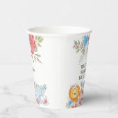 ジャングルサファリのかわいい熱帯パーティー  紙コップ (右)