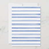 ジャングルサファリのクレスト男の子の赤ちゃんシャワー 招待状 (裏面)