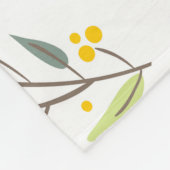 ジャングルサファリのライオンのフリースブランケット フリースブランケット (角)