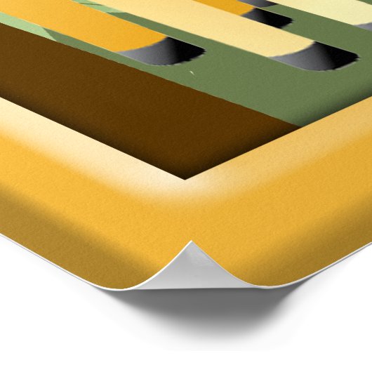 ジャングルサファリの動物たちの子供部屋ポスター ポスター (角)