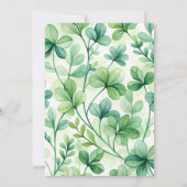 ジャングルサファリの少年の動物男の赤ちゃんシャワー 招待状 (裏面)