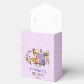 ジャングルサファリの水色ベビーシャワーありがとう フェイバーボックス (オープン)