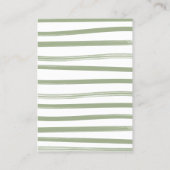 ジャングルサファリの物干し台本を持ってくる 名刺 (裏面)