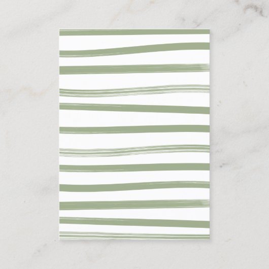 ジャングルサファリの物干し台本を持ってくる 名刺 (裏面)