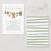 ジャングルサファリの物干し台本を持ってくる 名刺 (正面/裏面)