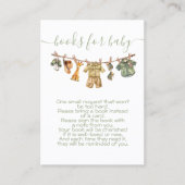 ジャングルサファリの物干し台本を持ってくる 名刺 (正面)