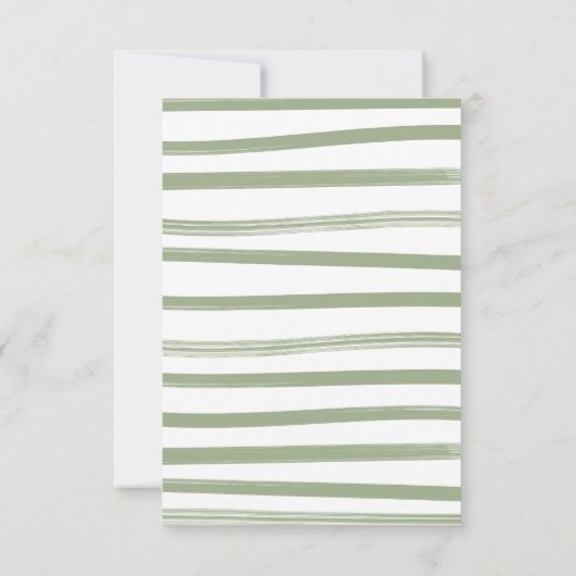 ジャングルサファリの物干し台本を持ってくる 招待状 (裏面)