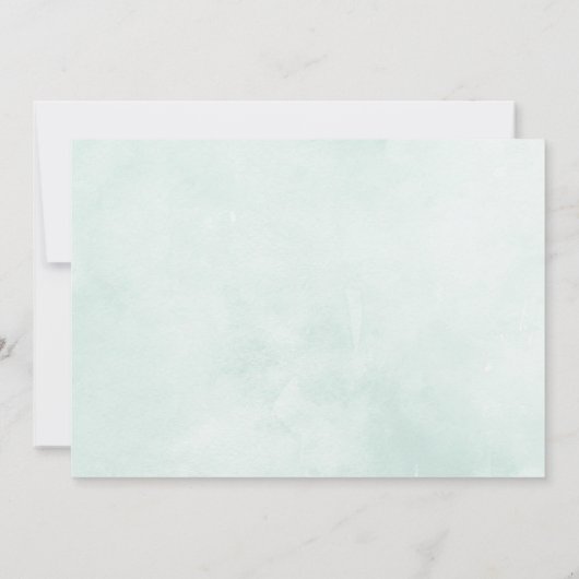 ジャングルサファリの誕生日の写真 サンキューカード (裏面)