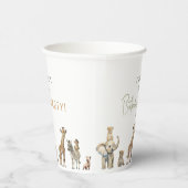 ジャングルサファリアニマルズ子供の誕生日パーティー 紙コップ (右)