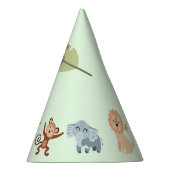 ジャングルサファリアニマルズ子供の誕生日 パーティーハット (右)