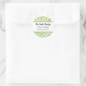 ジャングルサファリアニマルズ差出人住所 ラウンドシール (バッグ)