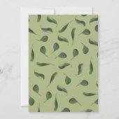 ジャングルサファリアニマルベビーシャワー招待状ポストカ 招待状 (裏面)