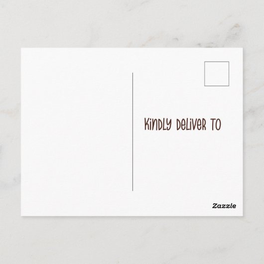 ジャングルサファリアニマルベビーシャワー招待状 ポストカード (裏面)