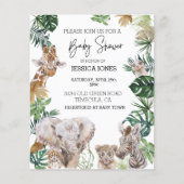 ジャングルサファリアフリカの赤ちゃん動物熱帯予算 (正面)