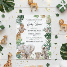 ジャングルサファリアフリカの赤ちゃん動物熱帯予算