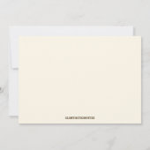 ジャングルサファリガールクイーンオブジャングルベビーシャワー 招待状 (裏面)