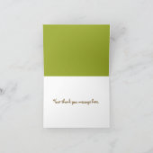 ジャングルサファリサンキューカード サンキューカード (内部)