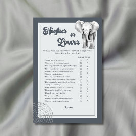 ジャングルサファリゾウの上下の赤ちゃんシャワー